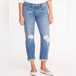 Old Navy Distressed Boyfriend Jeans